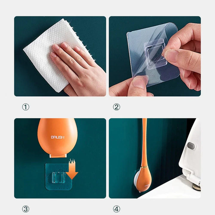 Elegant and hygienic silicone brush